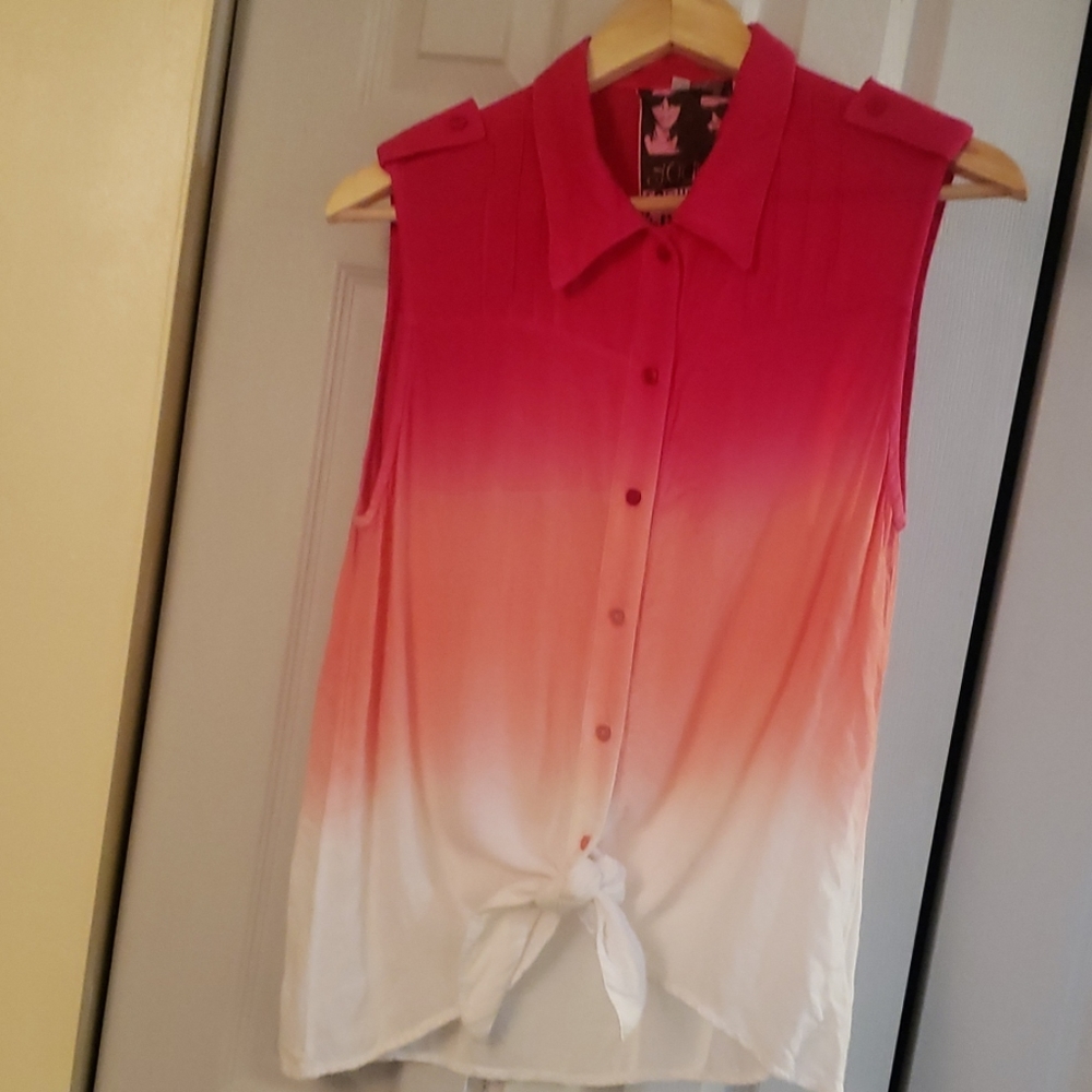 Young Fabulous & Broke tie front tank